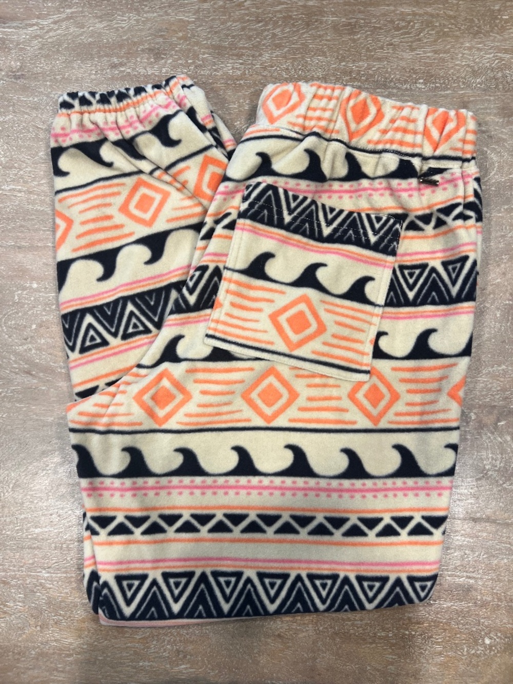 O’Neill Glacier Super Fleece Jogger Sweatpants Women’s XL NWT Surf Print
